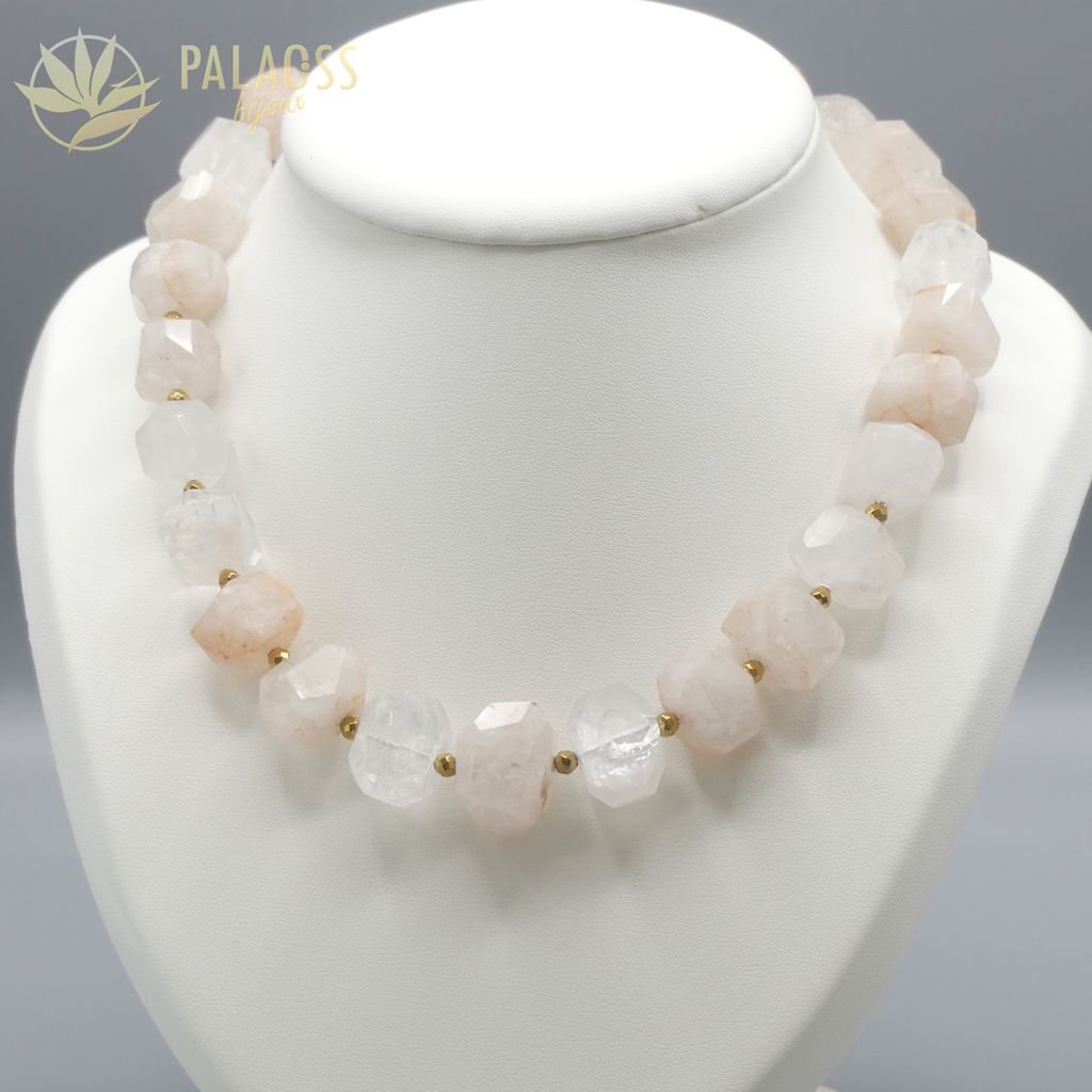 Palaoss -bijoux -bijou - en -perles quartz roses